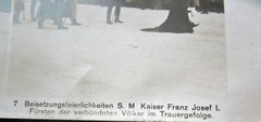 HABSBURG KUK EMPEROR & KING Franz Josef I emperor Austria Hungary FUNERAL PHOTO