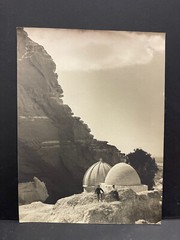 Large Photo Print Signed Black & White 1952 Two Domes Landscape
