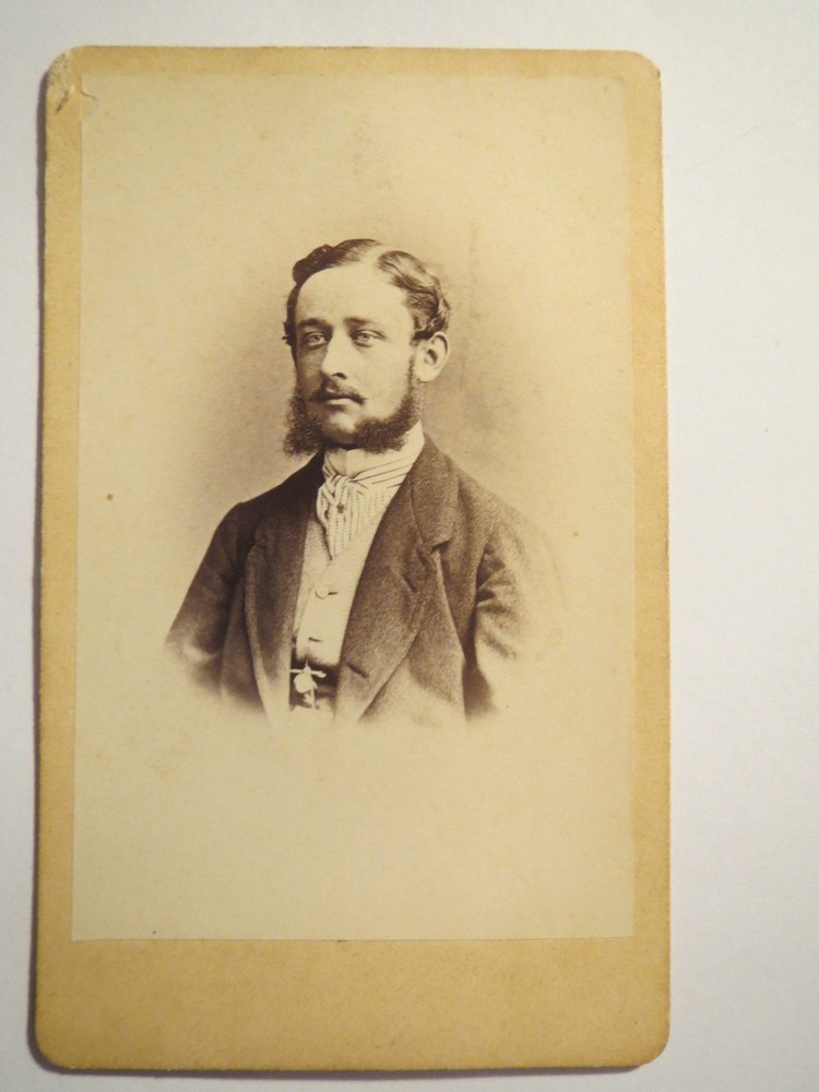 Berlin – 1866 – A. von Funke as Man with Beard – Portrait/CDV