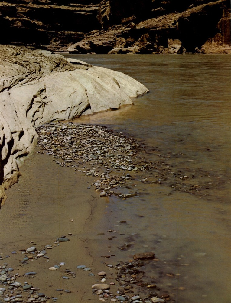 1962 Eliot Porter Glen Canyon Colorado River Sand Bar Pebbles Art Photo Gravure