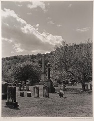 Large Format B&W Photo North River Cemetery Colrain MA by Charles Fendrock