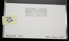 Boris Starosta 3D Stereoview – Michelle A-70 – nude w/red heels- signed 2008 #23