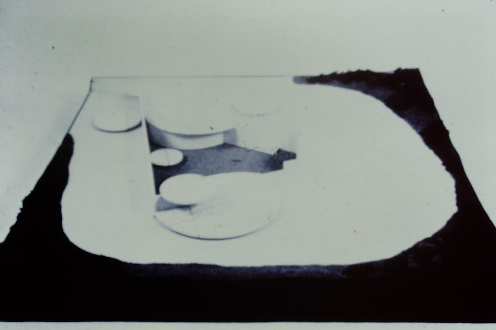 Vintage Art History 35mm Glass Slide Andrea Blum Lavonia Project 1984