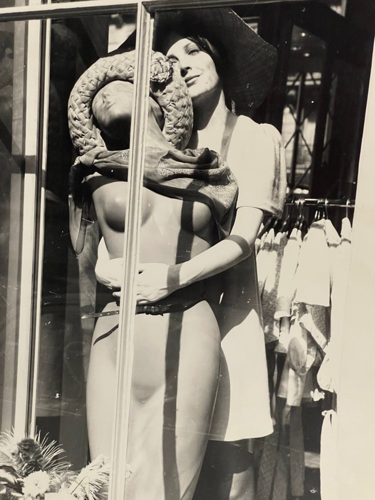 Unique Large 70s Curiosa Nude Film Photo Woman & Model
