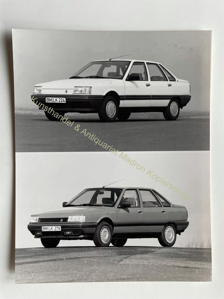 orig. Large press photo sales photo car Renault 21 GTS 21×16.5 cm