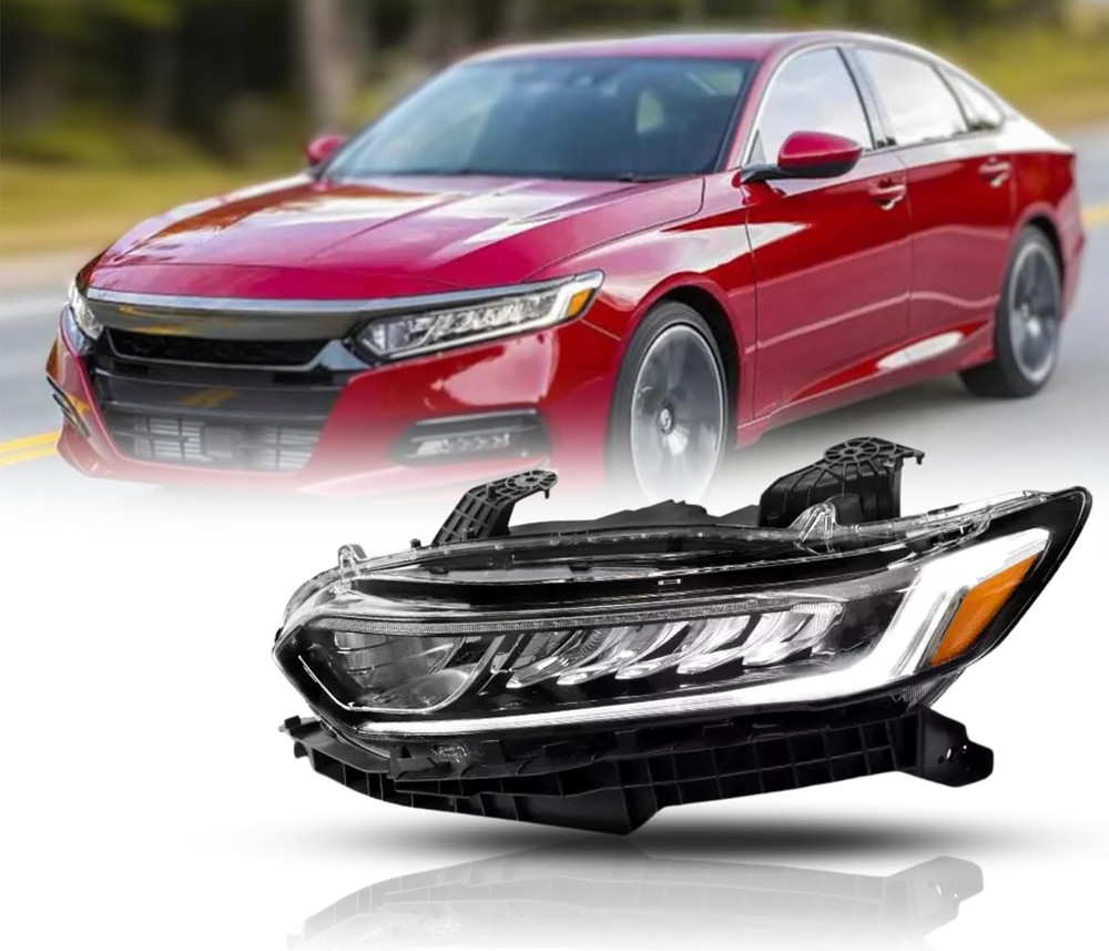 Alligator Auto Headlight Assembly Replacement for Honda Accord 2018-2021 EX-L, E