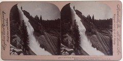 US USA Bridal Falls Yosemite Valley Photo Stereo Vintage