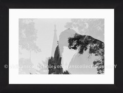 Framed 35mm Double Exposure, Sacred Reflection