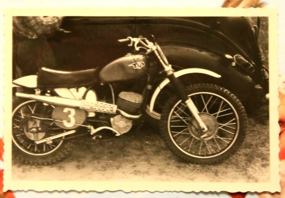 Photo 1967 Motorcycle Racing Moto Cross CZ 175ccm GDR Championship W21
