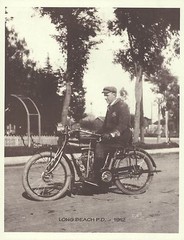 LONG BEACH Ca POLICE DEPT 1912 INDIAN MOTORCYCLE Photo Print #1426 11″ x 14″