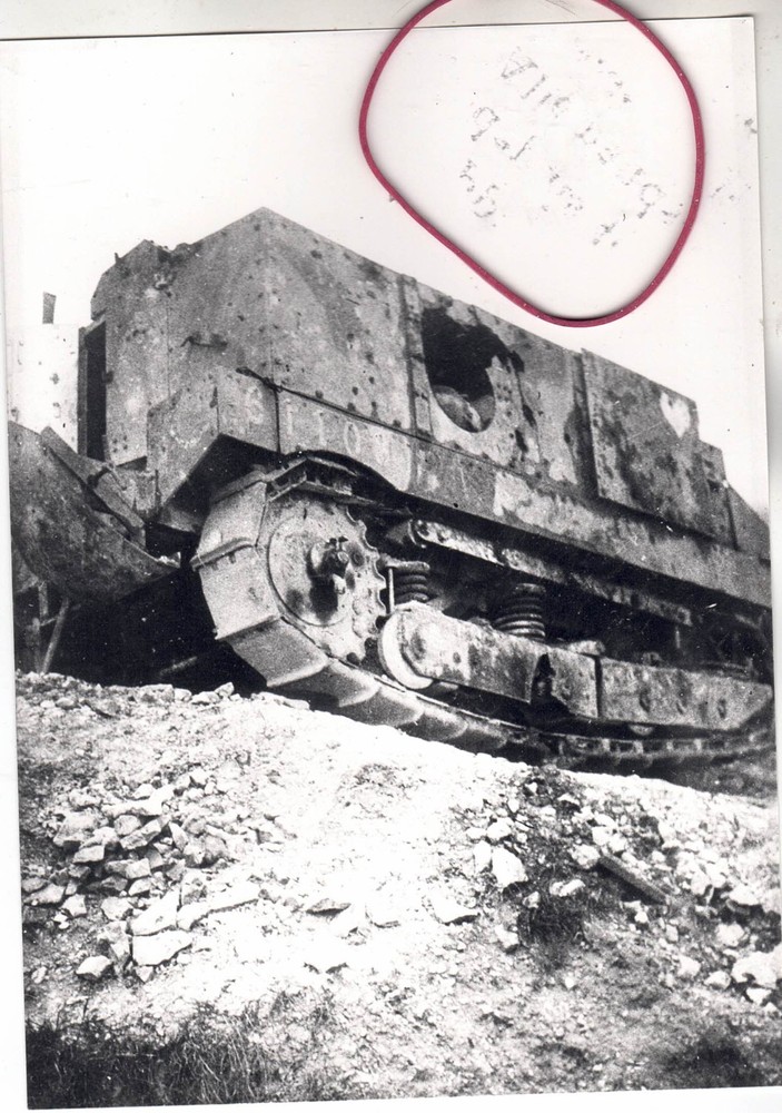 REPRO PHOTO PHOTO FRENCH TANK LITTLE WILLIE