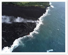 Kilauea Volcano Lower East Rift Lava Ocean Entry 2018 Silver Halide Photo