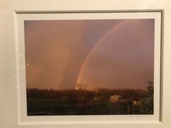MARTHA STEWART «DOUBLE RAINBOW» SIGNED LIMITED EDITION 11/900 GICLEE PHOTOGRAPIC