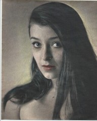 Hendrickson 8×10 Hand Tinted Photograph Portrait Doe-eyed Melancholy Beauty R95