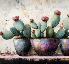 Digital Art Image TV Desktop Wallpaper 4K Resolution Picture Cactus Illustration