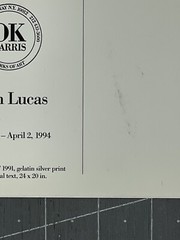 John Lucas (b. 1942) Art Show Announcement Card 1994 OK Harris Gallery NYC