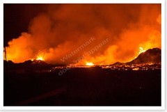 2018 Pahoa Lava Fissures And Fountains Kīlauea Volcano Silver Halide Photo