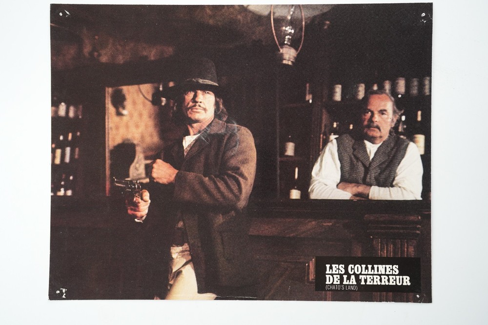 Photo Cinema Lobby Cards The Hills Of Terror (Chato’s Land) 22X28Cm 1970