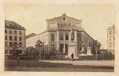 Albumin on Cardboard – View of Munich – Circa 1870s