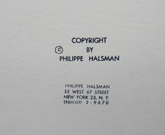 Vintage stamped Philippe Halsman photograph Paul Tillich 11×14″