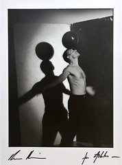 ANN RAY Anne Deniau ORIGINAL SIGNED PHOTOGRAPH OF Shirtless Lambert Wilson 2006