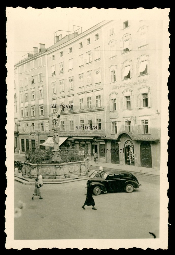 Salzburg 1930s – Old Prince Archbishop’s Court Pharmacy – Photo 6x9cm