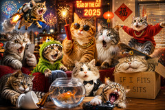 Super Cute Kitty Cat Digital Image Picture Photo Wallpaper Desktop AI Art 2011