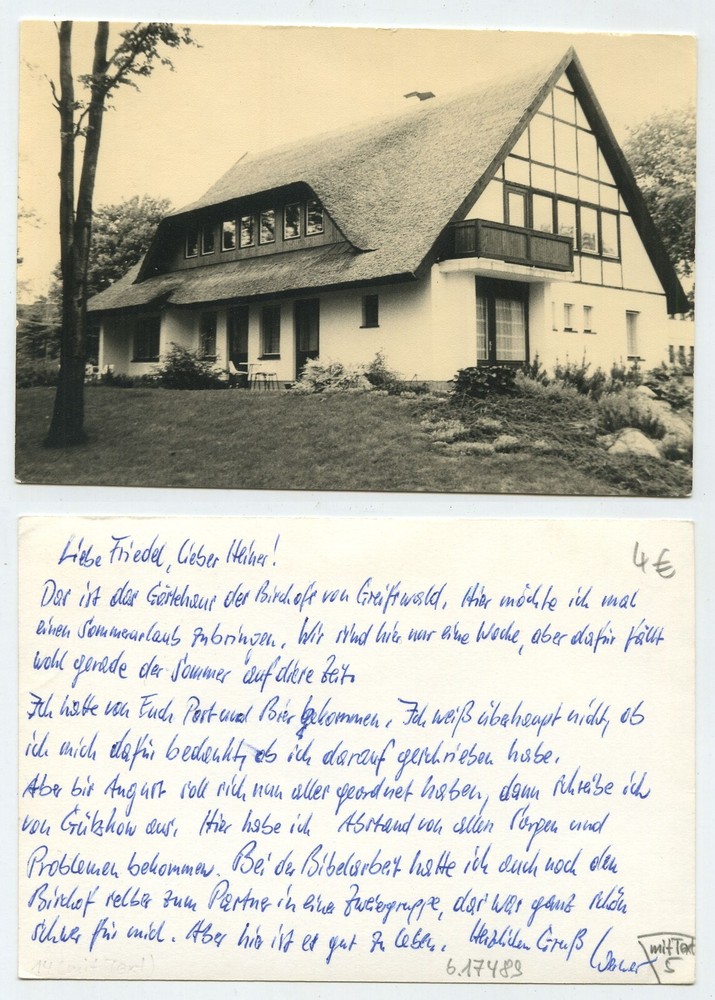 89525 – Guest House of the Bishop of Greifswald – Old Photo