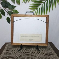 Signed 1988 Beach Photography Framed Vintage Coastal Dunes Oceanfront 9.5×11.5
