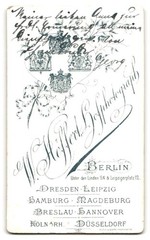 Photograph W. Höffert, Berlin, Unter den Linden 24, Musician Private in Unifor