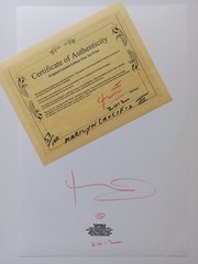 Bert Stern (1929-2013) – Marilyn Monroe – Crucifix III – signed photo + COA