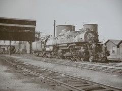 UNION PACIFIC X3820 Locomotive 8×10 Photograph Vtg 50s Railway Railroad Station