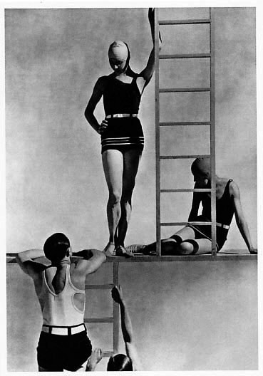 George HOYNINGEN-HUENE, «Oblique» postcard, postcard, carte postale