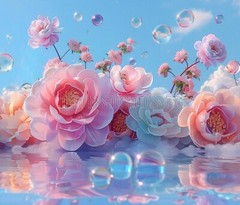Desktop Wallpaper Abstract Floral Background Image Full HD Picture
