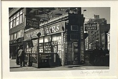 Signed Carolyn Schaefer NYC Photo 2001 Greenwich Village Framed 13×12