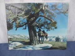 Don Schimmel Fine Art Photography, «K. J. I Love You» Cowboy & Horse Signed COA
