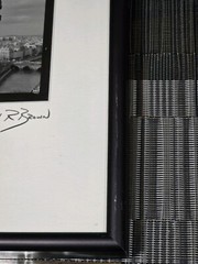 Frame Neil Robert Brown “lunch In Paris” Black And White Photograph Signed