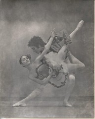 Hendrickson Original Photo B&W / SEPIA BALLET COUPLE IN POSE 8X10 R185