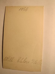 Wilhelm Ehlers from Celle 1866 as a young man portrait/CDV