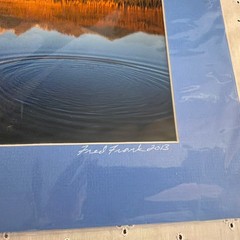 NEW Matted Photographic Art Print Photographer Lake Landscape Nature 2013 Frank