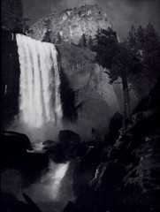 1959 Ansel Adams Vernal Falls Yosemite Valley National Park Art Photo