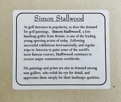 Masters Hole #13 Augusta National Matted Print Simon Smallwood 22 X 26