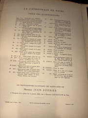 LA CATHEDRALE de REIMS, 1935 edition by ALPINA ILLUSTREE ,photographic portfolio