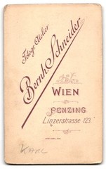 Photograph Bernh. Schneider, Vienna-Penzing, Linzerstr. 123, Cute Toddler in K
