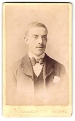 Photograph W. Shawcross, Guildford, Hospital St, Portrait of a Gentleman with Bow Tie