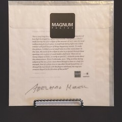 Magnum ABELARDO MORELL Square Print 6″x6″ ECLIPSE ON WOOD NEWFOUNDLAND Unopened