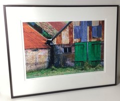 Fine Art Photograph Icelandic Barn Patchwork Signed & Matted
