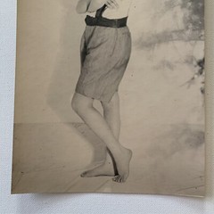 Vintage Fine Art Deco Gelatin Silver Woman Witch Hat Halloween HR Cremer