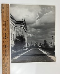 VTG Large Black & White Photograph Photography Print Historic Street Landscape