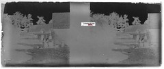 Campaign, Stereoscopic Glass Photo Plate, Black & White Negative 4.5X10.7 Cm